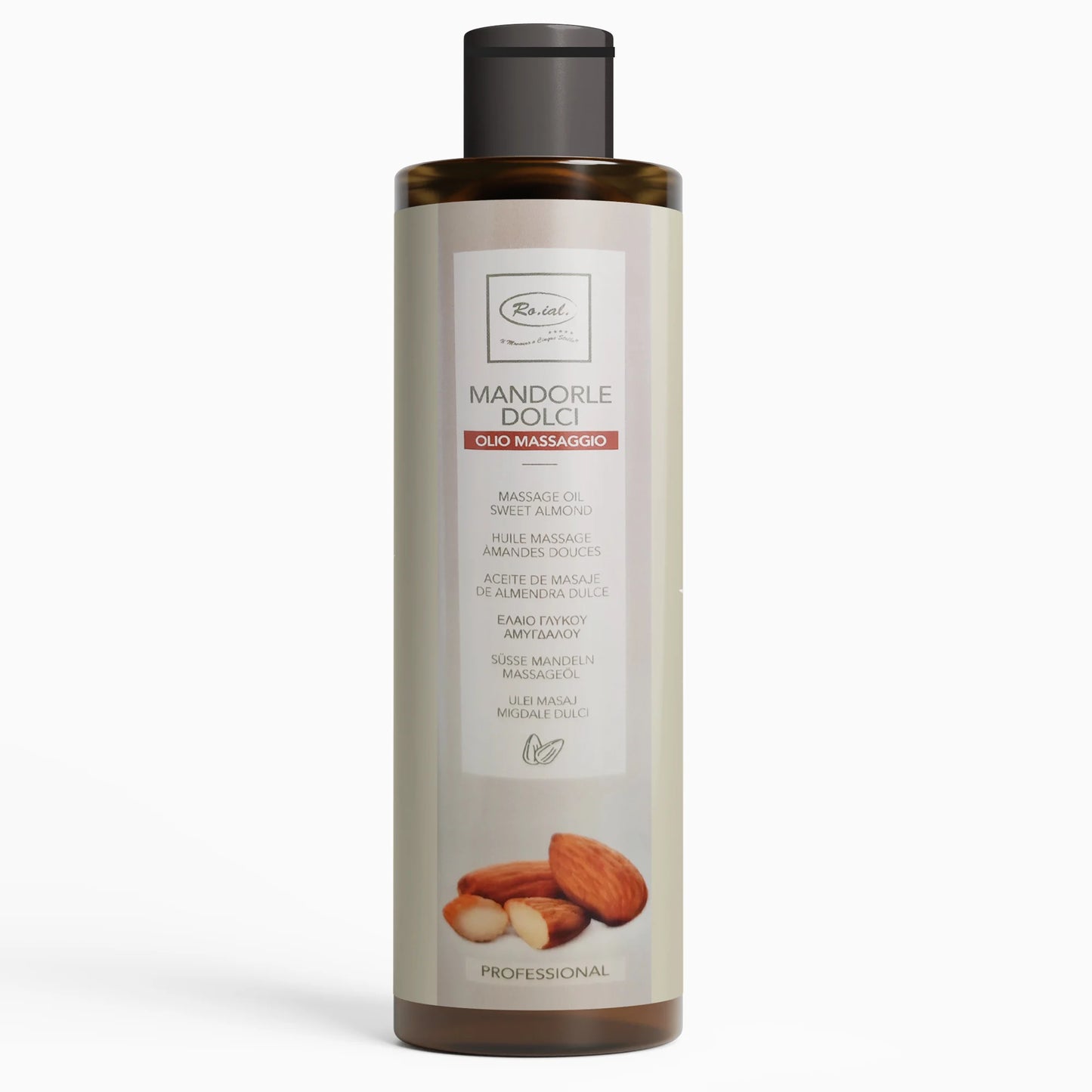 Ro.ial. Olio Massaggio - Mandorle Dolci - Olio da massaggio - 500 ml