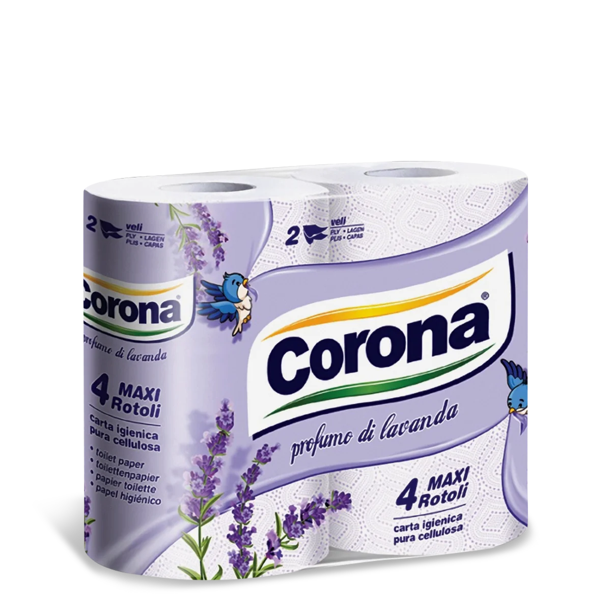 Carta igienica Corona profumo di Lavanda 40 rotoli