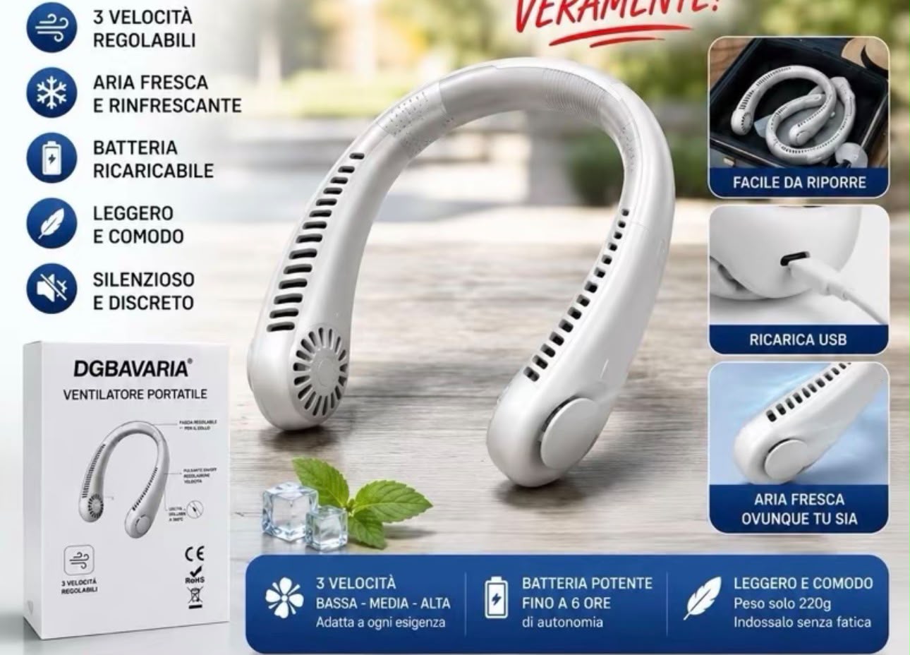 Ventilatore portatile
