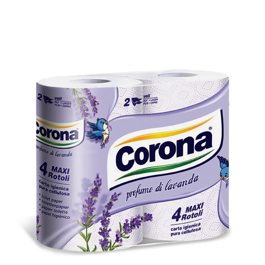 Carta igienica Corona profumo di Lavanda 40 rotoli