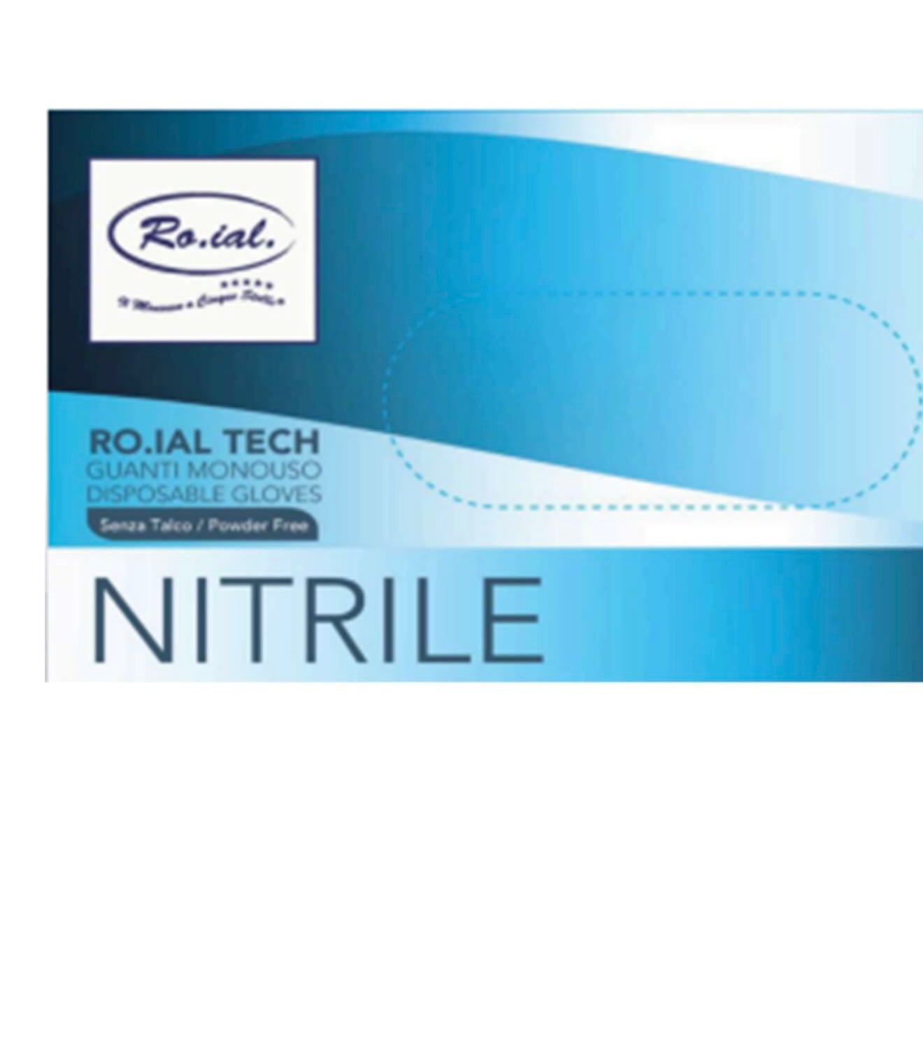Roial guanti in nitrile non talcati 100pz.