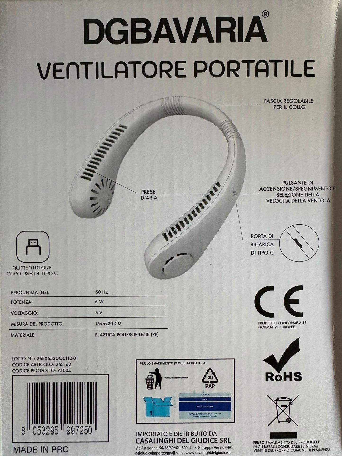 Ventilatore portatile