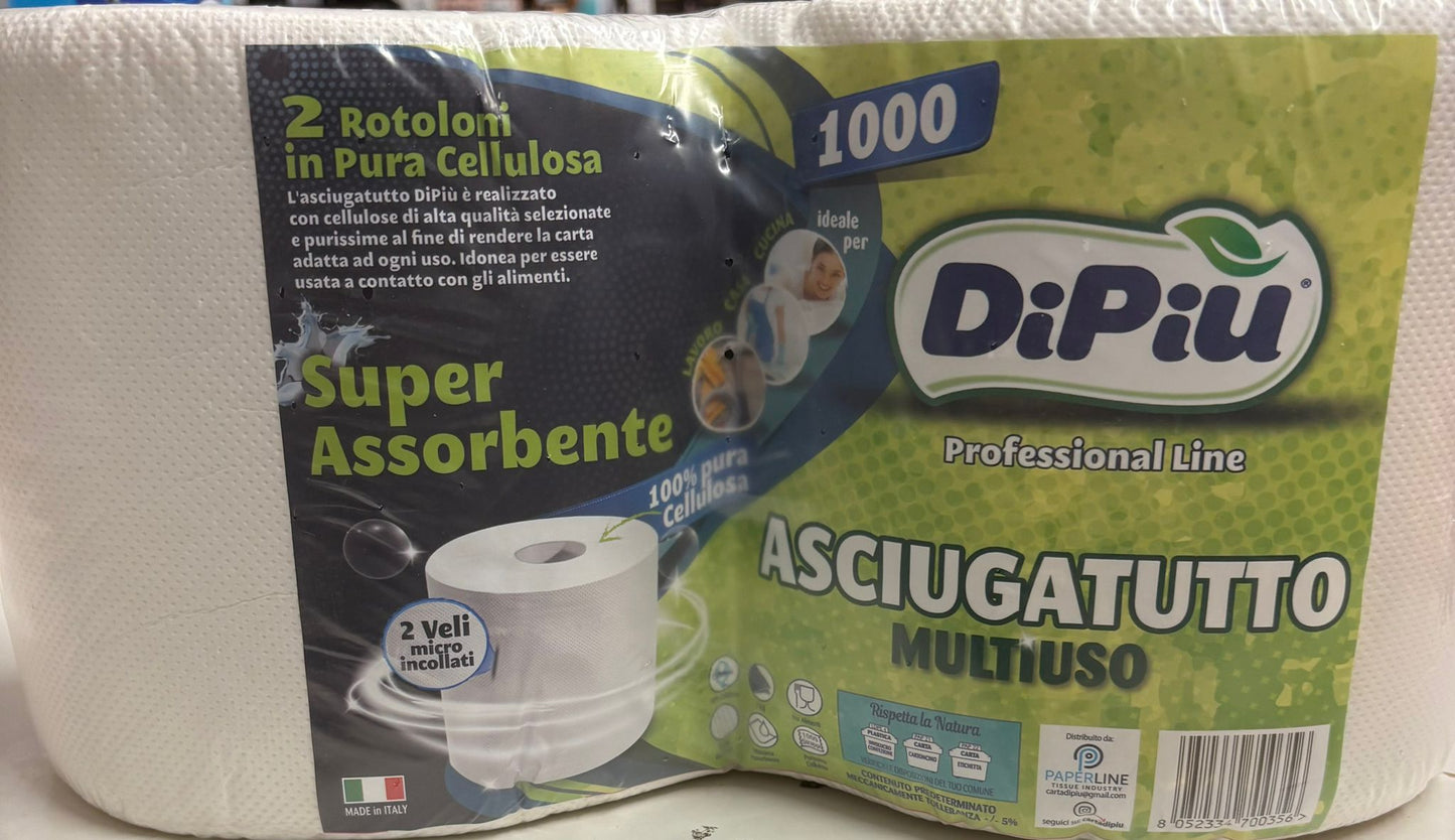 Rotoloni Asciugatutto Di Piu' 8pz