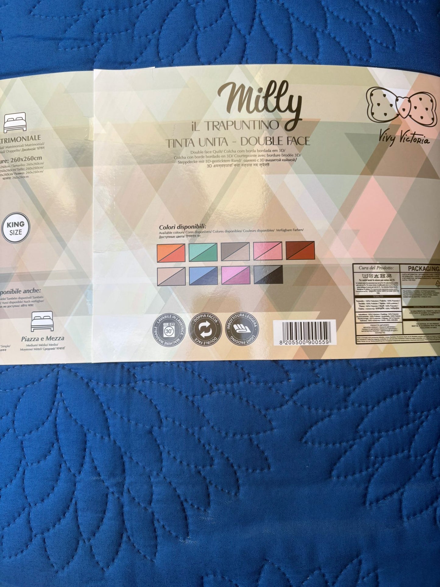 Trapuntino Matrimoniale double face ART:MILLY