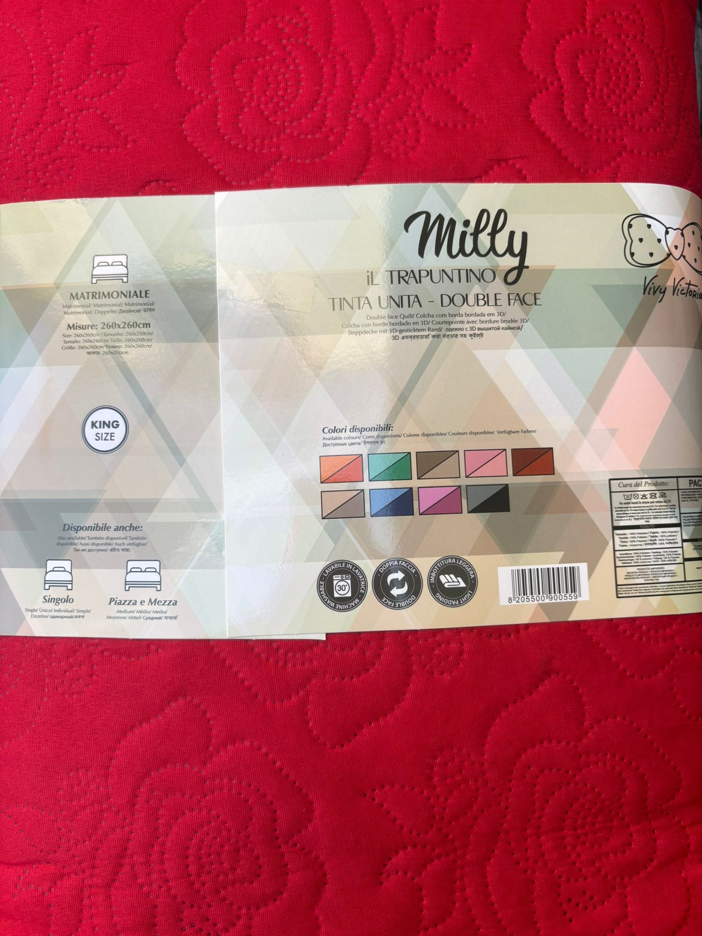 Trapuntino Matrimoniale double face ART:MILLY