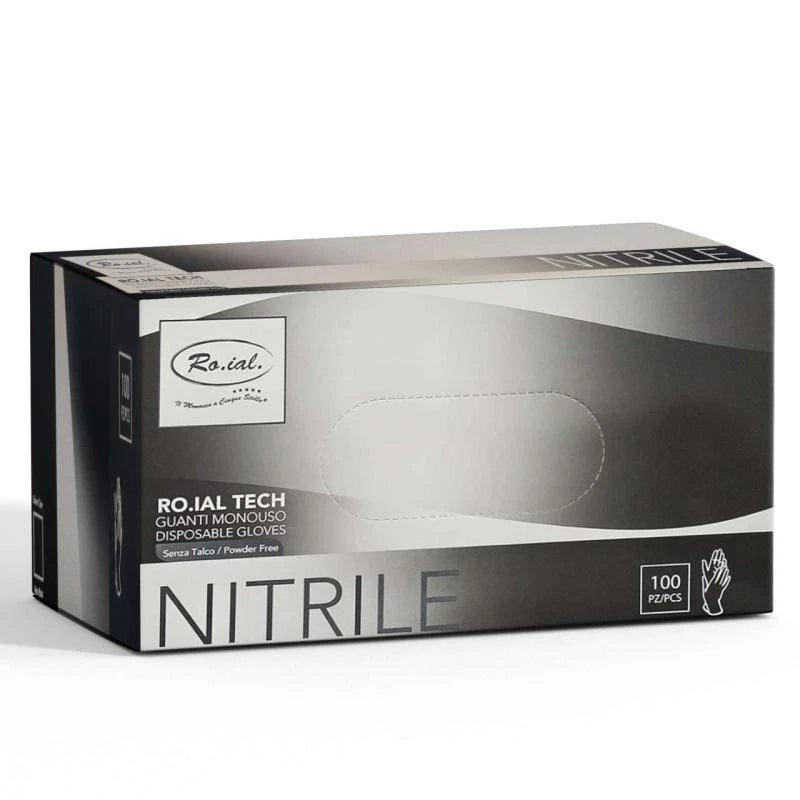 Roial guanti in nitrile non talcati 100pz.