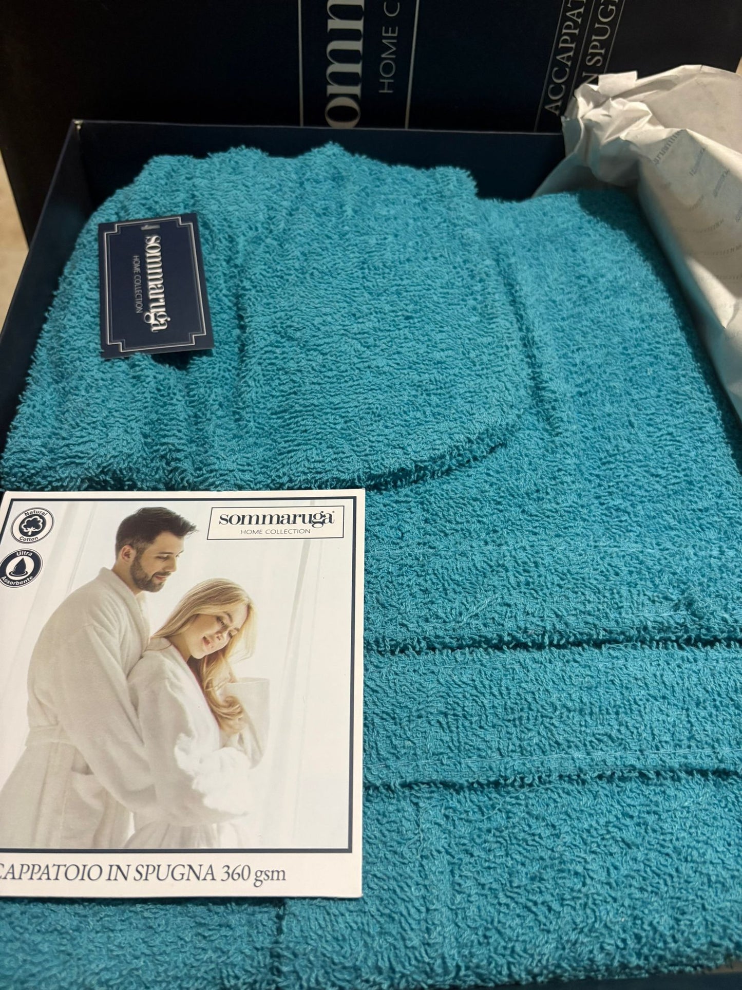 Accappatoio in spugna Sommaruga 360gr